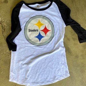 Juniors Steelers 3/4 sleeve